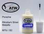 Preview: Porsche, Rhodium Silver Metallic, M7U / S2: 20ml Lackstift, von ATW Autoteile West.